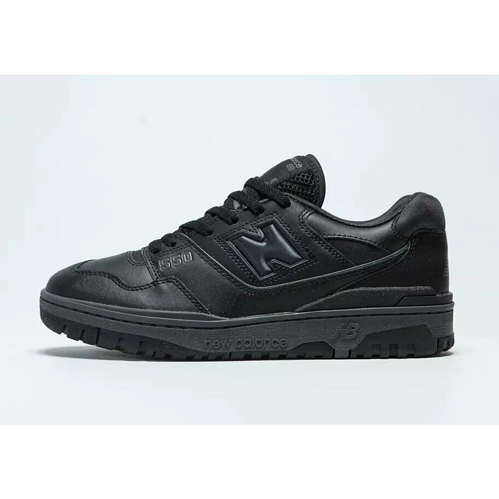 New Balance 550 Triple Black Grade School Size 5.5Y Sneakers Brand new